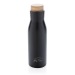 Isothermal flask 50cl with bamboo stopper, Isothermal bottle promotional