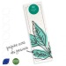 Product thumbnail Large seed paper bookmark - 225g 1