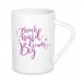 Large mug 43cl salsa, Porcelain mug promotional