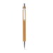 Bamboo ballpoint pencil and mechanical pencil set, Set with mechanical pencil promotional