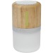 Bamboo Aurea Bluetooth® speaker with light, Wooden or bamboo enclosure promotional
