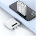 Product thumbnail Heiho keburu - battery with integrated 4 in 1 cable and 2 usb - 10,000 mah, white 5