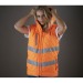 Hi-Vis Kensington Hooded Gilet - High visibility quilted bodywarmer wholesaler