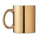 HOLLY Metallic ceramic mug, metal mug and cup promotional