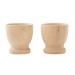 Product thumbnail HUEVO Set of 2 wooden egg cups 0
