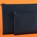 Recycled leather computer case 14/15, laptop sleeve promotional