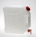 Food jerrycan 20 Liters with Polyethylene tap 38 x 17 cm x 38 cm wholesaler