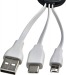Kit comprising 3 cables, iphone ipad and mac cable promotional
