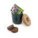 Planting kit bamboo pot with cork lid, Planting kit promotional