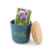 Product thumbnail Planting kit bamboo pot with cork lid 0