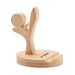 KUNFU Bamboo phone holder, Cell phone holder and stand, base for smartphone promotional