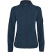 Product thumbnail LUCIANE WOMAN - Women's fleece jacket for sports, high collar and long sleeves with contrast piping 1