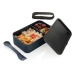Lunch box with spoon in rPP GRS, Lunch box and box lunch promotional