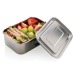 Product thumbnail Watertight lunch box in recycled stainless steel RCS 1