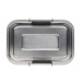 Product thumbnail Watertight lunch box in recycled stainless steel RCS 3