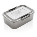 Watertight lunch box in recycled stainless steel RCS, meal box promotional