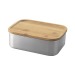 Product thumbnail Lunchbox 110cl metal and bamboo 1