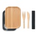 Product thumbnail Lunchbox metal and bamboo with cutlery 3