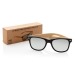 Straw and bamboo glasses, eco-friendly, organic, recycled travel accessories linked to sustainable development promotional