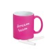 30 cl matt neon ceramic mug, ceramic mug promotional