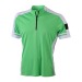 Cycling jersey man 1/2 zip James & Nicholson, cycling jersey promotional