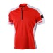 Cycling jersey man 1/2 zip James & Nicholson wholesaler