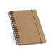 Product thumbnail Spiral hard cover notepad - 60 lined recycled sheets 4