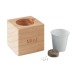 Product thumbnail Wooden pot with seed. 2