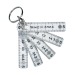 Product thumbnail Mini folding ruler key ring 2