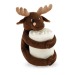 Product thumbnail Small plaid with reindeer plush 1