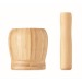 Product thumbnail Bamboo mortar and pestle 2