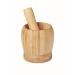 Product thumbnail Bamboo mortar and pestle 0