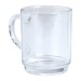 Tempered glass mug - Made in France, Mug made in Europe promotional
