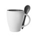 Product thumbnail 28 cl two-tone ceramic mug with spoon 5