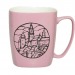 Mug carré en porcelaine 38cl, Mug en porcelaine promotional