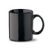 Classic two-coloured or black ceramic mug 30 cl, Black mug promotional