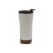 Mug double paroi avec base en liège 480ml, Mug de voyage isolant promotional