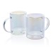 Product thumbnail Double-walled mug in electroplated glass 5