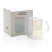 Product thumbnail Double-walled mug in electroplated glass 5