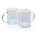 Product thumbnail Double-walled mug in electroplated glass 0