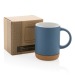 Ceramic mug with cork base, Cork accessory promotional