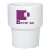 Stackable mug 27cl hel, Porcelain mug promotional