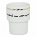 Stackable mug 27cl hel, Porcelain mug promotional