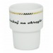 Stackable mug 27cl hel, Porcelain Mug promotional