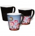 Thermo-revealing ceramic flared mug (logo appearance with heat) wholesaler