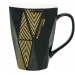 Modern mug 28cm geo, Porcelain mug promotional