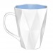 Modern mug 28cm geo, Porcelain mug promotional