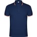 Product thumbnail NATION - Short sleeve polo shirt with jackard collar and cuffs and 3 button placket 1