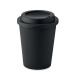 Double-wall beaker pp 300 ml, mug and cup with lid promotional