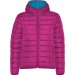Product thumbnail NORWAY WOMAN - Women's quilted jacket with feather padding and fixed hood 1